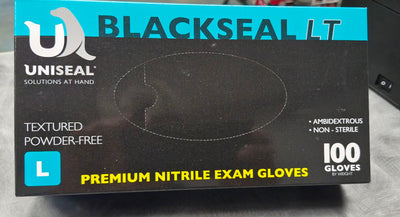 Libertyware Nitrile Gloves Black